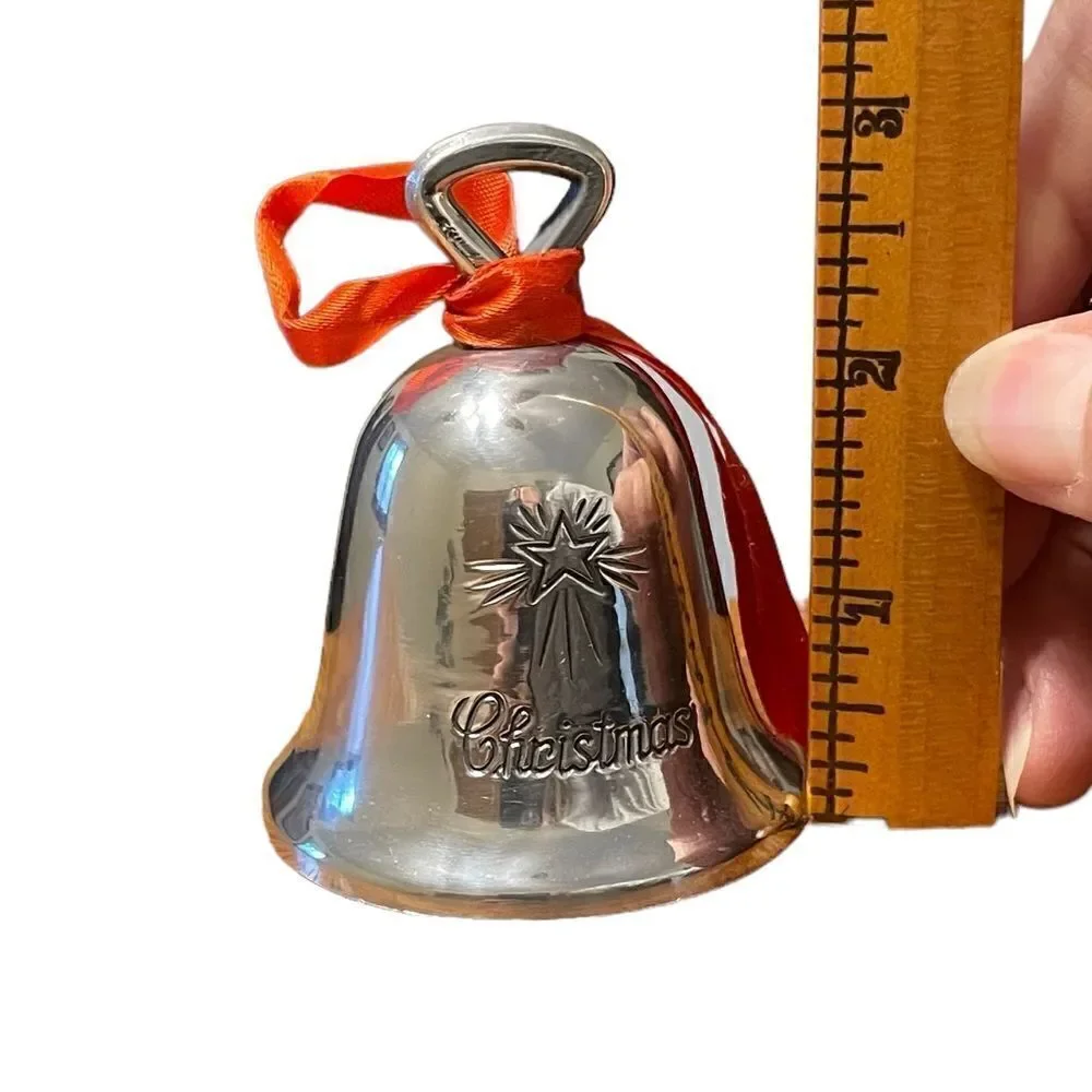 Vintage 70s Raimond Stainless Steel Christmas Bell